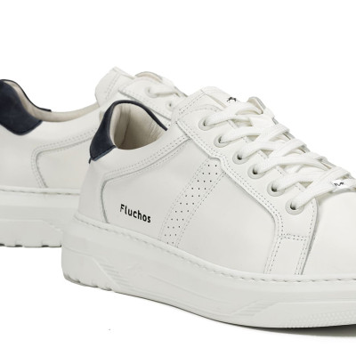 Deportivo de piel Fluchos Boston para hombre en blanco - F1966 Deportivo de piel Fluchos Boston para hombre en blanco - F1966