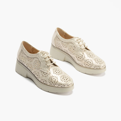Zapato Blucher Pitillos con picados para mujer primavera - P10390