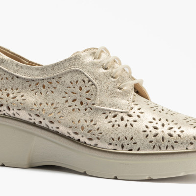 Zapato Blucher Pitillos con picados para mujer primavera - P10390
