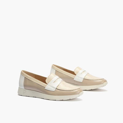 Zapato mocasín Pitillos multicolor en piel charol - P10420