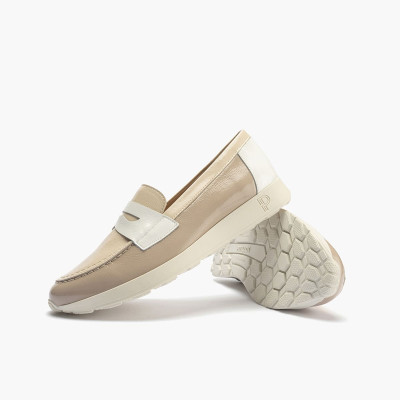 Zapato mocasín Pitillos multicolor en piel charol - P10420