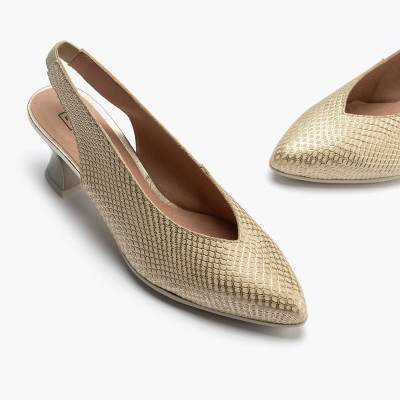 Zapato salón Pitillos para vestir mujer tacón bajo - P10510