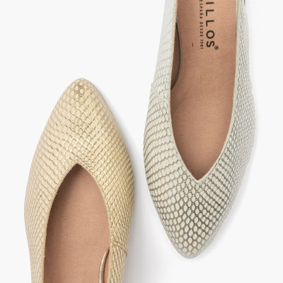 Zapato salón Pitillos para vestir mujer tacón bajo - P10510