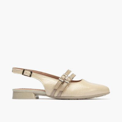 Pitillos zapato de vestir mercedes doble correa tacón bajo - P10502