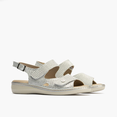 Sandalia Pitillos para mujer ancho especial con velcro - P10300