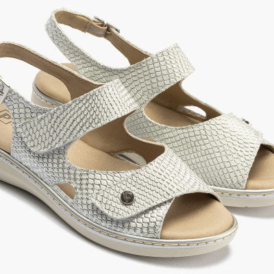 Sandalia Pitillos para mujer ancho especial con velcro - P10300