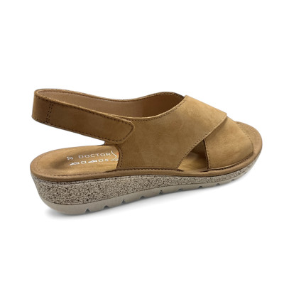 Sandalia Doctor Cutillas mujer cruzada con velcro - Doc35410
