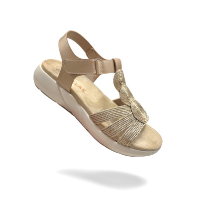 Sandalia mujer Doctor Cutillas plataforma ancho especial - Doc31402