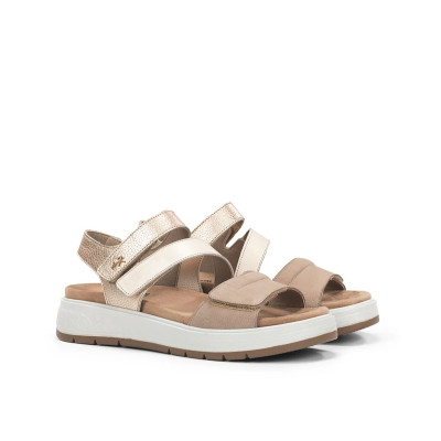 Sandalias Fluchos Street para mujer con plataforma y velcro - F2165