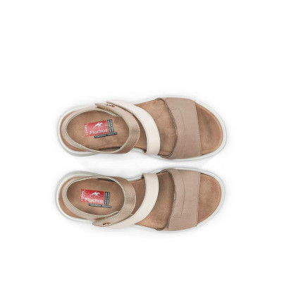 Sandalias Fluchos Street para mujer con plataforma y velcro - F2165