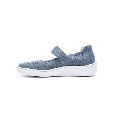 Zapato Gcomfort Mercedes ancho especial bonito azul - Gc25293jf