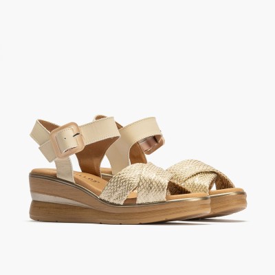 Sandalia de vestir con plataforma Pitillos y hebilla grande - P10355