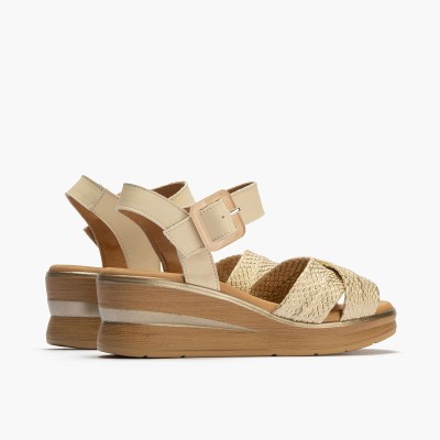 Sandalia de vestir con plataforma Pitillos y hebilla grande - P10355