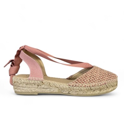 Alpargata AnseRioja estilo Valenciana cuña baja y cinta - As600
