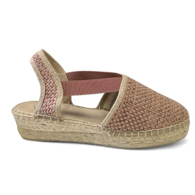 Anserioja Alpargatas cuña baja pala ancha Wabi mujer - As407