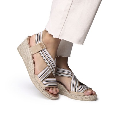 Alpargata de yute Toni Pons Tina con bandas elásticas - Tptinab