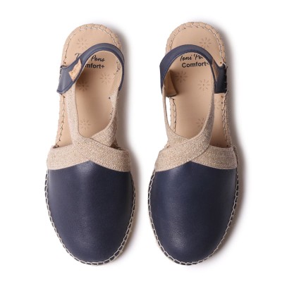 Alpargata ancho especial Tundra Toni Pons de piel marino - Tptundram