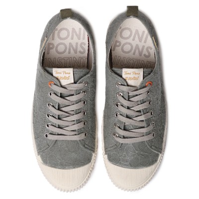 Zapatillas de tela bajas en kaki Toni Pons Gilda para mujer - Tpgildarb