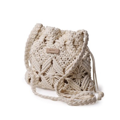 Bolso Mireia estilo bombonera de macramé Toni Pons - Tpmireia