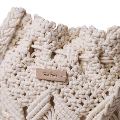 Bolso Mireia estilo bombonera de macramé Toni Pons - Tpmireia