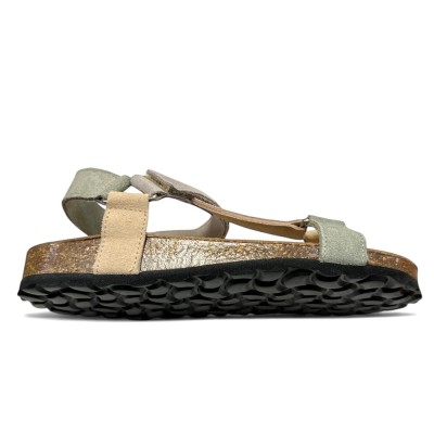 Sandalias de colores con tiras piel para mujer Biorelax - Bio520026