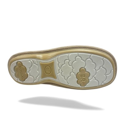 Zapatilla Biorelax primavera acolchada rafia flores mujer - Bio4017