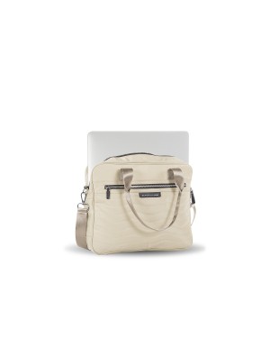 Devota & Lomba bolso portátil de tejido rojo beige Dl182208