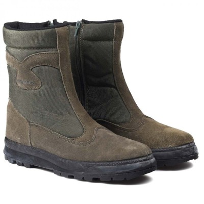Botas Notton de campo con cremallera kaki para hombre - N60