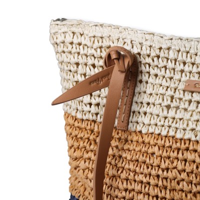 Bolso shopper en rafia Dora para mujer Toni Pons - Tpdora