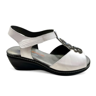 Sandalia ancho especial de vestir Doctor Cutillas con brillantes - Doc32175