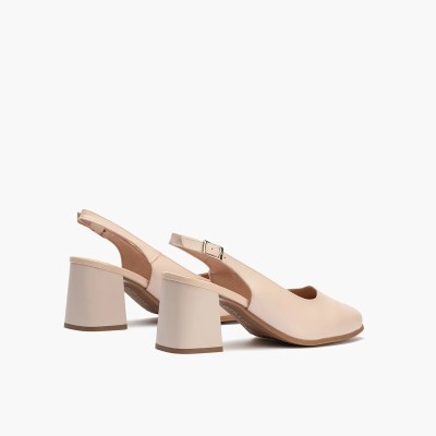 Zapato salón Pitillos para mujer con tacón alto piel rosa - P10494