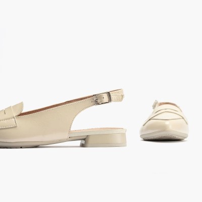 Pitillos zapato mocasín de vestir tacón bajo para mujer - P10501