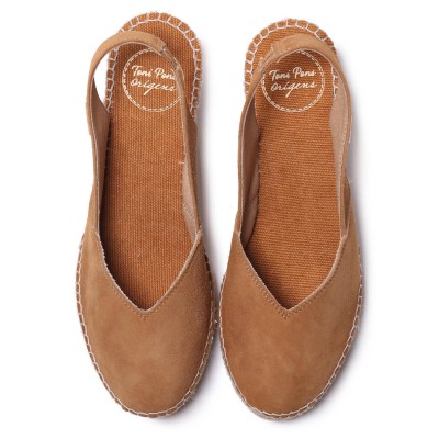 Alpargatas Toni Pons Betty mujer piel cuero tipo salón cerrado - Tpbettyac
