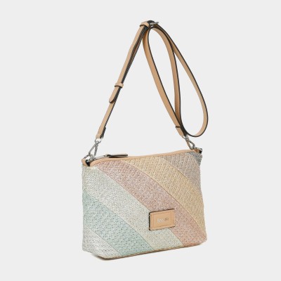 Bolso bandolera de rafia Mujer Binnari Narcea - Cnp20563