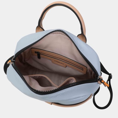 Mochila para mujer Ter en azul pastel y amarillo - Cnp20641