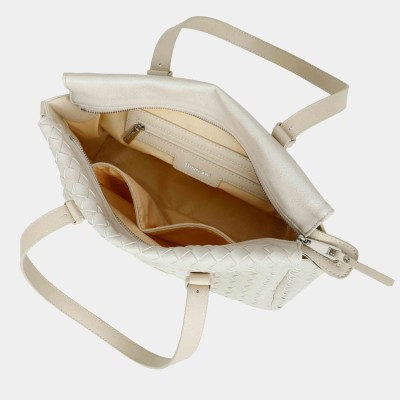 Bolso con asas en color hielo para mujer Turia de Binnari - Cnp20660