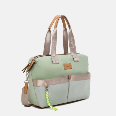 Bolso de tejido tipo Bowling Tajuña en color verde pastel - Cnp20630