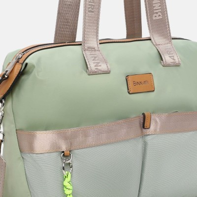 Bolso de tejido tipo Bowling Tajuña en color verde pastel - Cnp20630