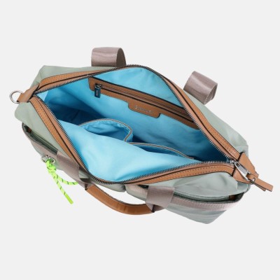 Bolso de tejido tipo Bowling Tajuña en color verde pastel - Cnp20630