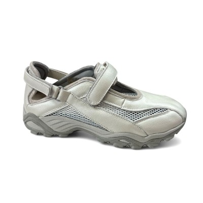 Deportiva ancho especial mujer G Comfort en piel blanca - Gc81023wo