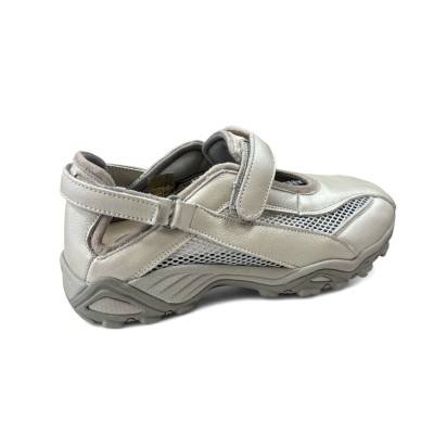 Deportiva ancho especial mujer G Comfort en piel blanca - Gc81023wo