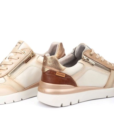 Pikolinos deportivo Cantabria para mujer con cremallera en crudo - Pk6524c2 Pikolinos deportivo Cantabria para mujer con cremallera en crudo - Pk6524c2