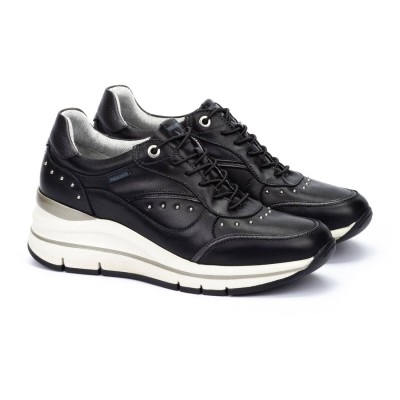 Deportivo Pikolinos Girona con cuña negro para mujer - Pk6548c2 Deportivo Pikolinos Girona con cuña negro para mujer - Pk6548c2