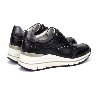 Deportivo Pikolinos Girona con cuña negro para mujer - Pk6548c2 Deportivo Pikolinos Girona con cuña negro para mujer - Pk6548c2