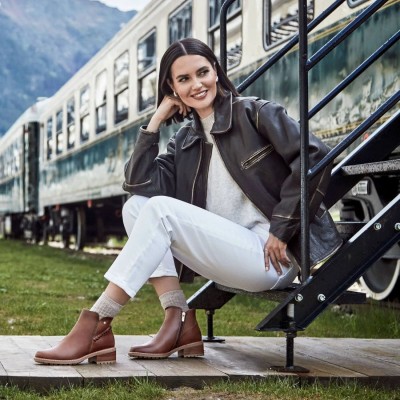 Botines para mujer Pikolinos Medina con cremallera y tacón bajo -Pk8871