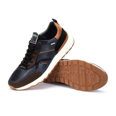 Deportivo Pikolinos Aranda para hombre en piel marino - Pk6374c1