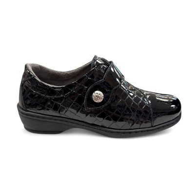 Zapato ancho especial Notton para mujer en piel charol - N1061 Zapato ancho especial Notton para mujer en piel charol - N1061