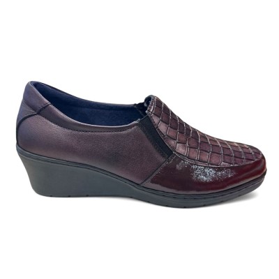 Zapatos mocasines con cuña horma ancha Notton para mujer - N1158 Zapatos mocasines con cuña horma ancha Notton para mujer - N1158