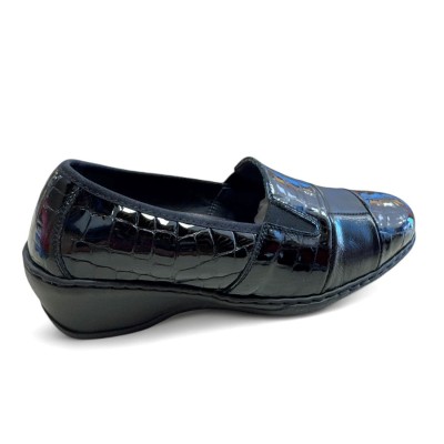 Mocasines horma ancha para mujer con cuña Notton - N0460 Mocasines horma ancha para mujer con cuña Notton - N0460