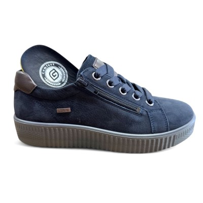 Zapato sport mujer azul impermeable pies delicados G Comfort - Gcp912j